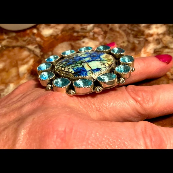 💚Native American Made Ring 7.5 - Picture 5 of 7